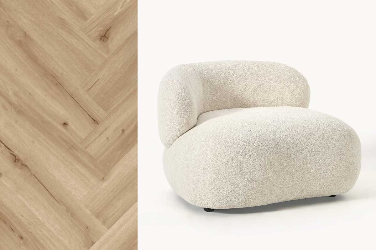 Hochwertiger Parkettboden in Wohnräumen